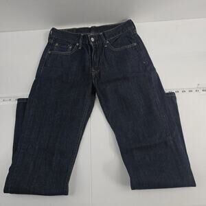 Levi's 514 straight leg jeans dark wash denim 29x32 6809